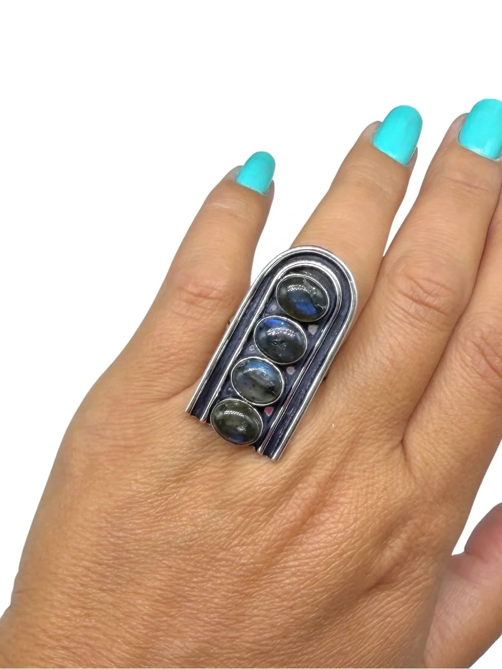 Hand Crafted genuine labradorite
